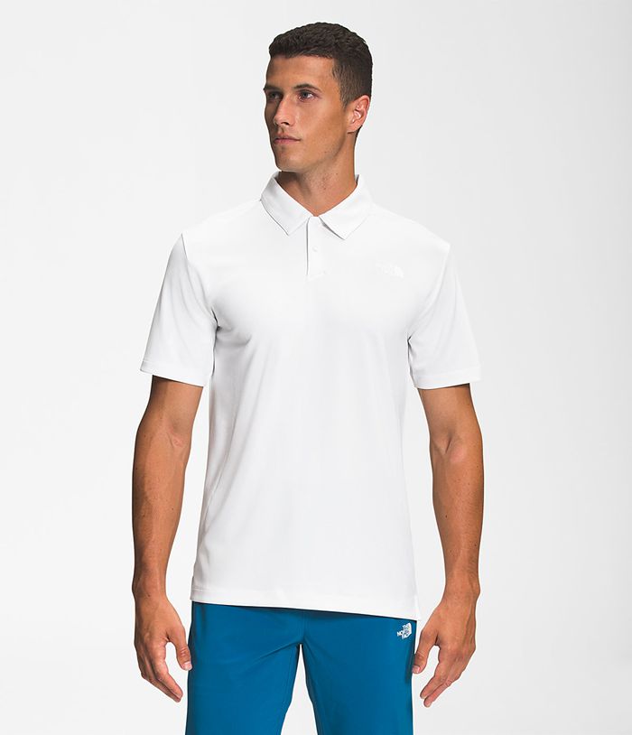 The North Face T Shirts Męska Białe Wander Polo - DRAV98032